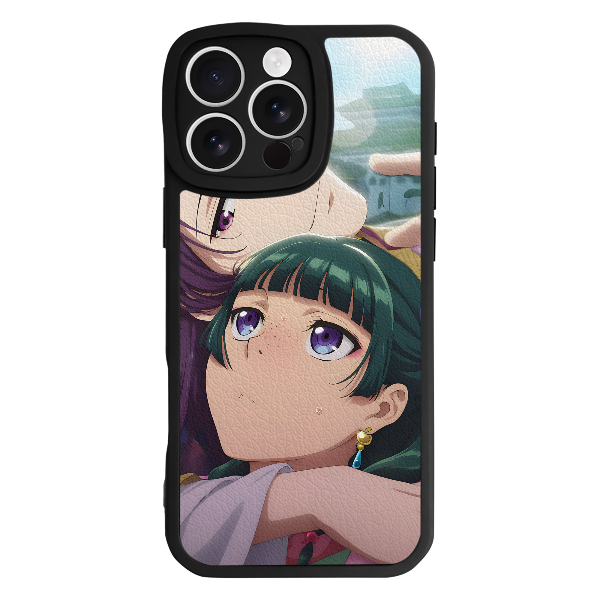 （画像用） 薬屋のひとりごと The Apothecary Diaries 【iPhone 16シリーズ対応】シリコンスマホケース（レザー調） 材質：シリコン